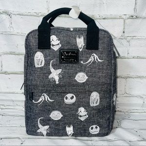 Loungefly Disney Parks Nightmare Before Christmas Canvas Mini Backpack NWT